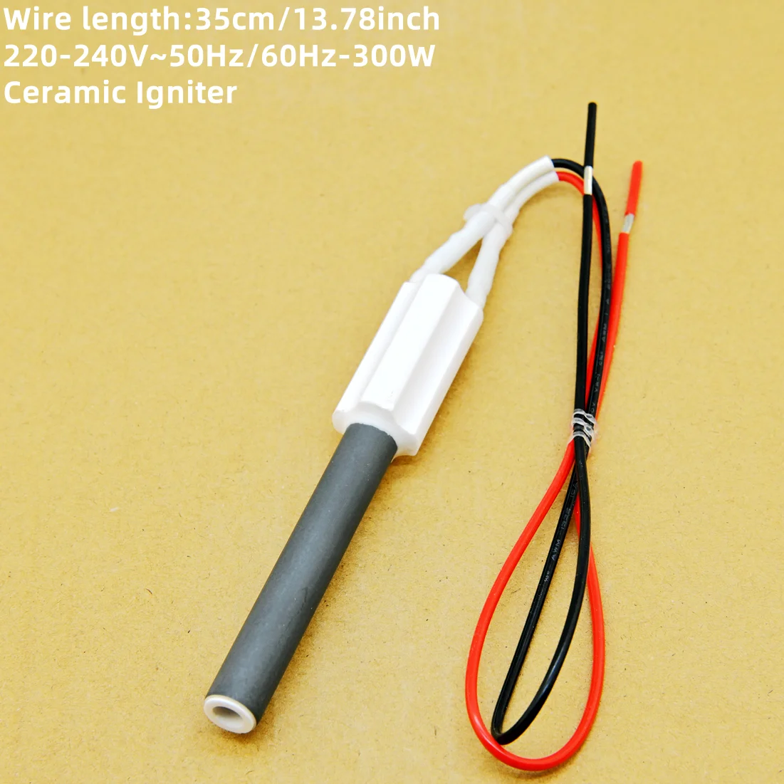 Universal 230V300W ceramic igniter, suitable for wood pellet furnaces, fast ignition, dry burning resistance, long service life