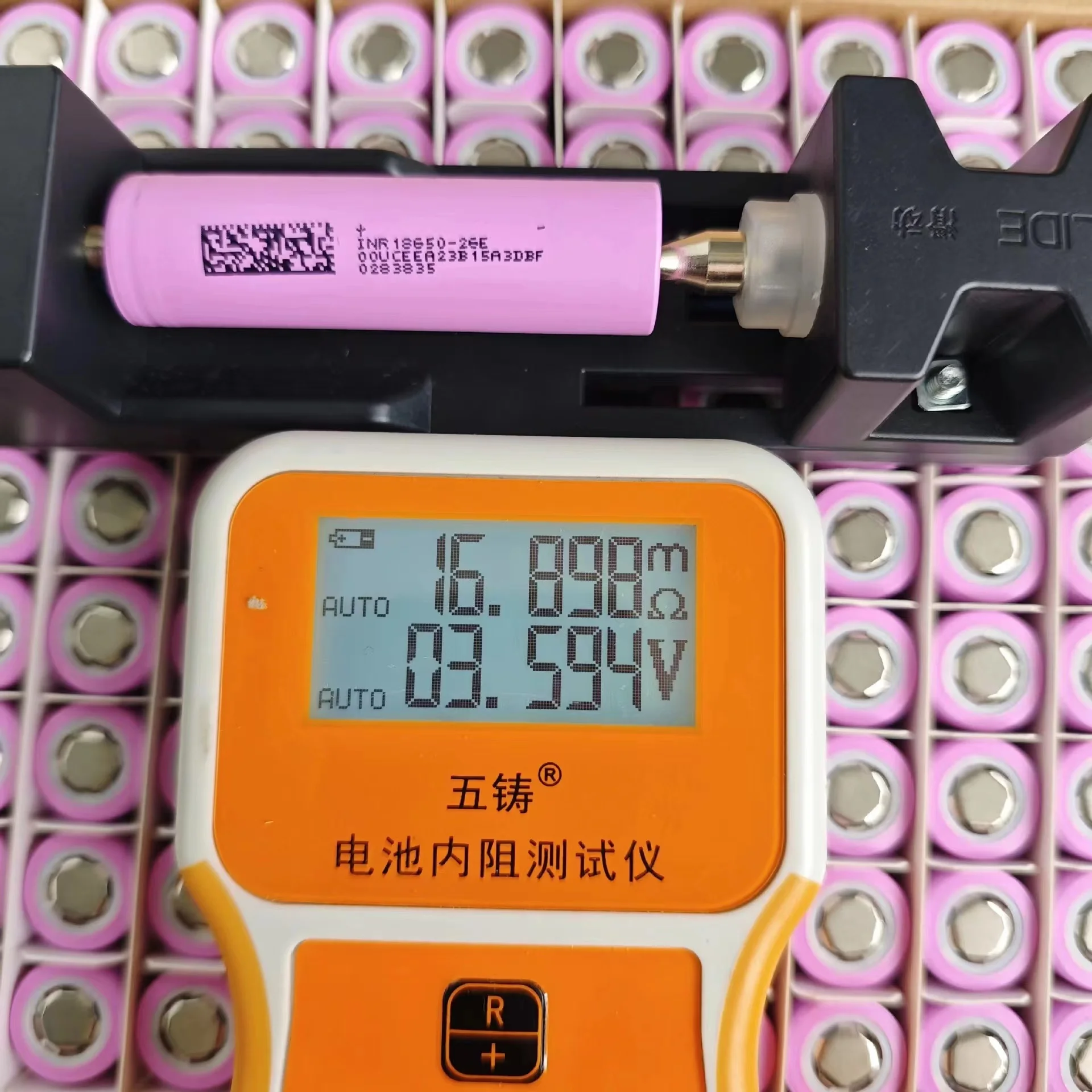 18650 akku 3.7V 2600mAh baterai Li-ion isi ulang NR18650-26E kapasitas nyata 2600mah untuk sepeda listrik