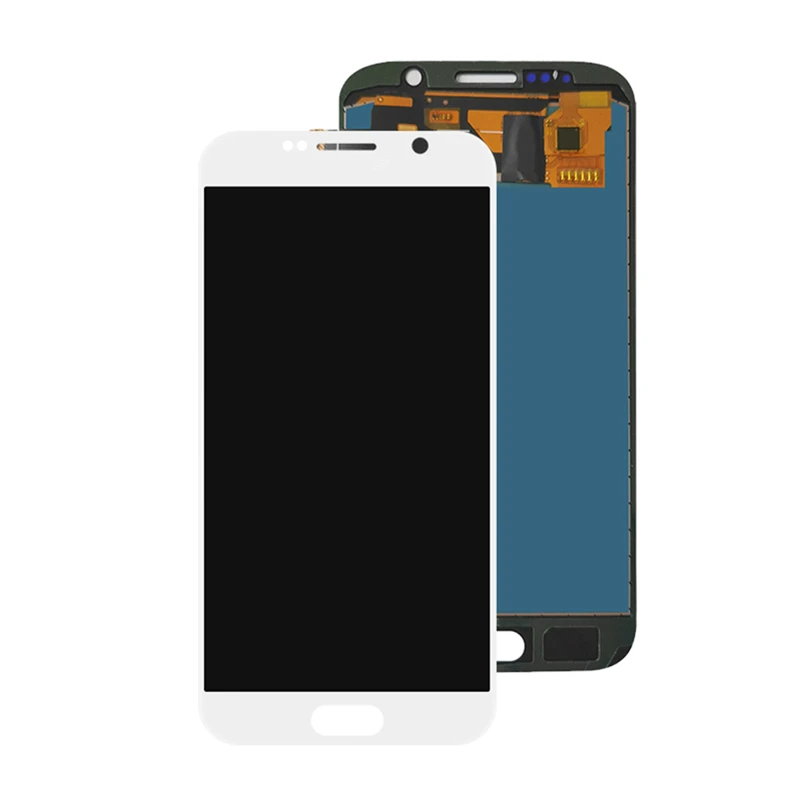 لسامسونج غالاكسي S6 شاشة LCD تعمل باللمس محول الأرقام الجمعية G920 G920F لا استبدال الظلال