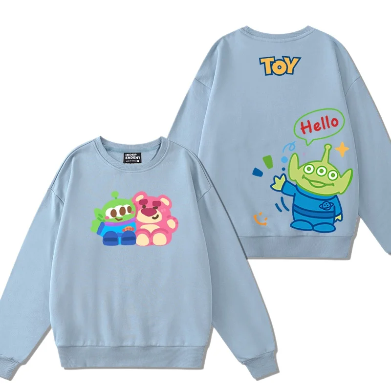 Toy Story Doll Clothes Women\'s Hoodie Women\'s Round Neck Top Couple Loose Round Neck Hoodie Couple Top Couple Fashion Hoodie