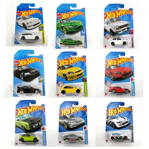 Hot Wheels Cars HONDA SERIES CIVIC TYPE R EK9 SUPER CUB 1/64 Collezione di modelli in metallo pressofuso Veicoli giocattolo