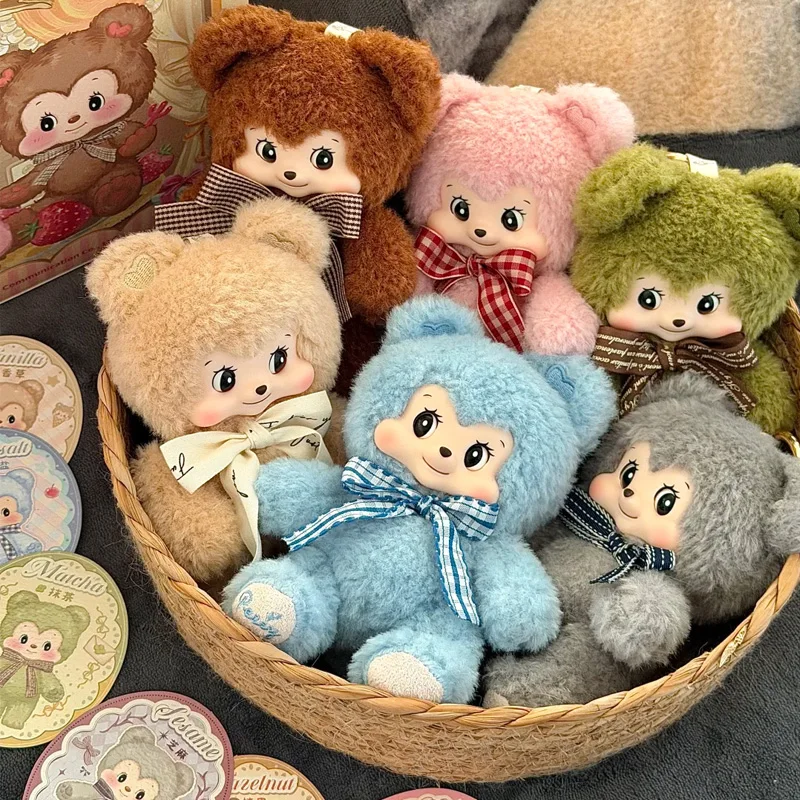 Pezzy bear série de presente caixa cega adorável anime figura surpresa caixa na moda boneca natal brinquedos colecionáveis mistério pendan presentes