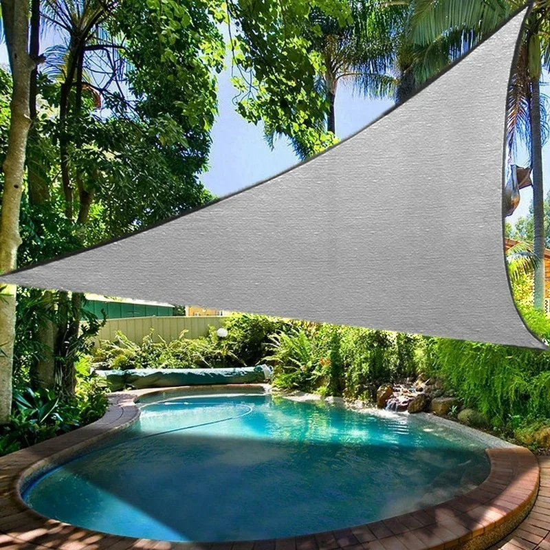 Waterproof Oxford Cloth Shade Sails 3*5m 5*5m 6*8m UV Protection Outdoor Sun Sunscreen Net Canopy Awning Yard Garden