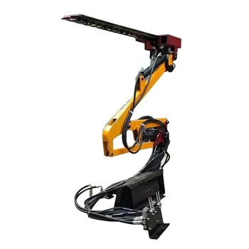 Hedge Trimmer Excavator Skid Steer Loader Attachment Hydraulic Hedge Trimmer Machine Can trim branches for gardening work