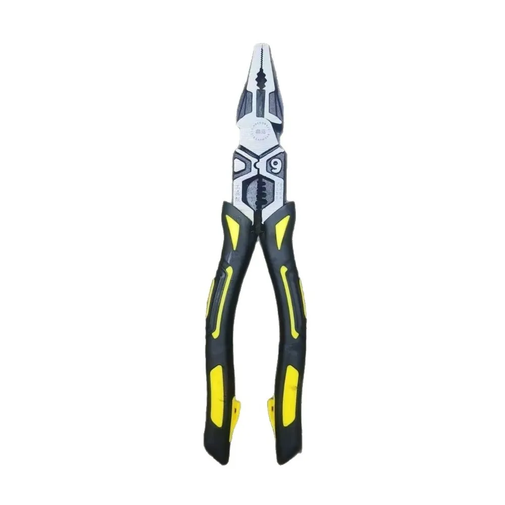 9-Inch Length Tiger Clamp Pliers Alloy Steel Material Heavy Duty Build Wire Cutter Pliers Wire Stripping Capability