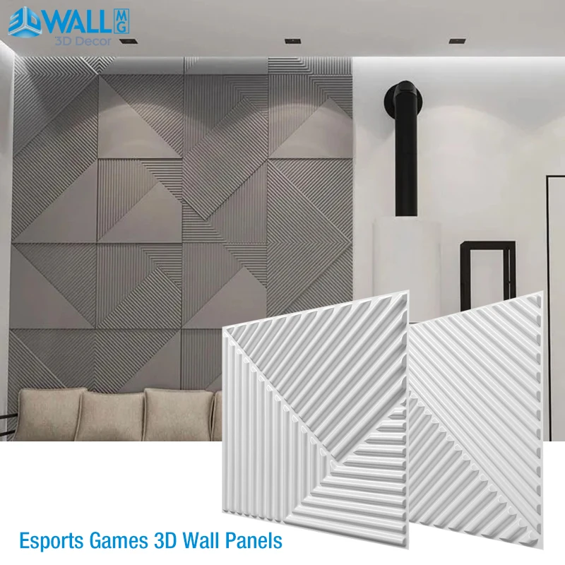 house wall renovation stereo Esports Games 3D wall panel non-self-adhesive wall sticker art tile wallpaper room bathroom ceiling