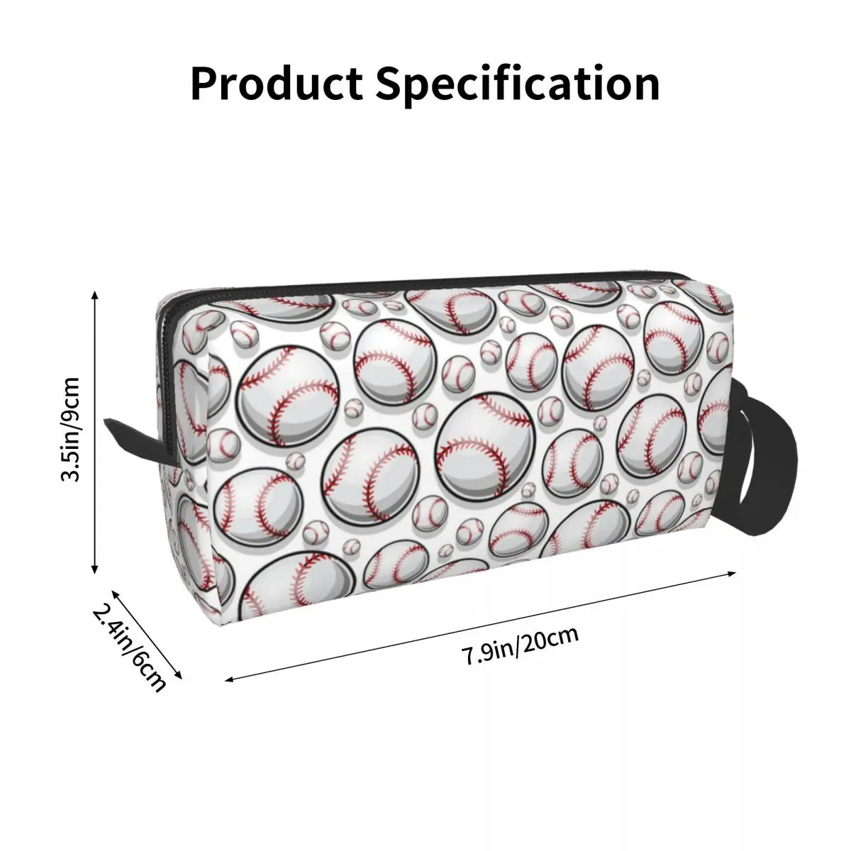 Индивидуальная бейсбольная косметичка для путешествий, женская косметичка, органайзер для туалетных принадлежностей, женский набор для хранения красоты