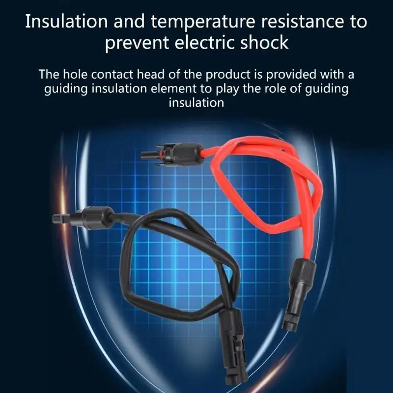 652F Industrial Solar Cable Set Secure & Stable Cable Convenient Electrical Connection for Various Photovoltaic Projects