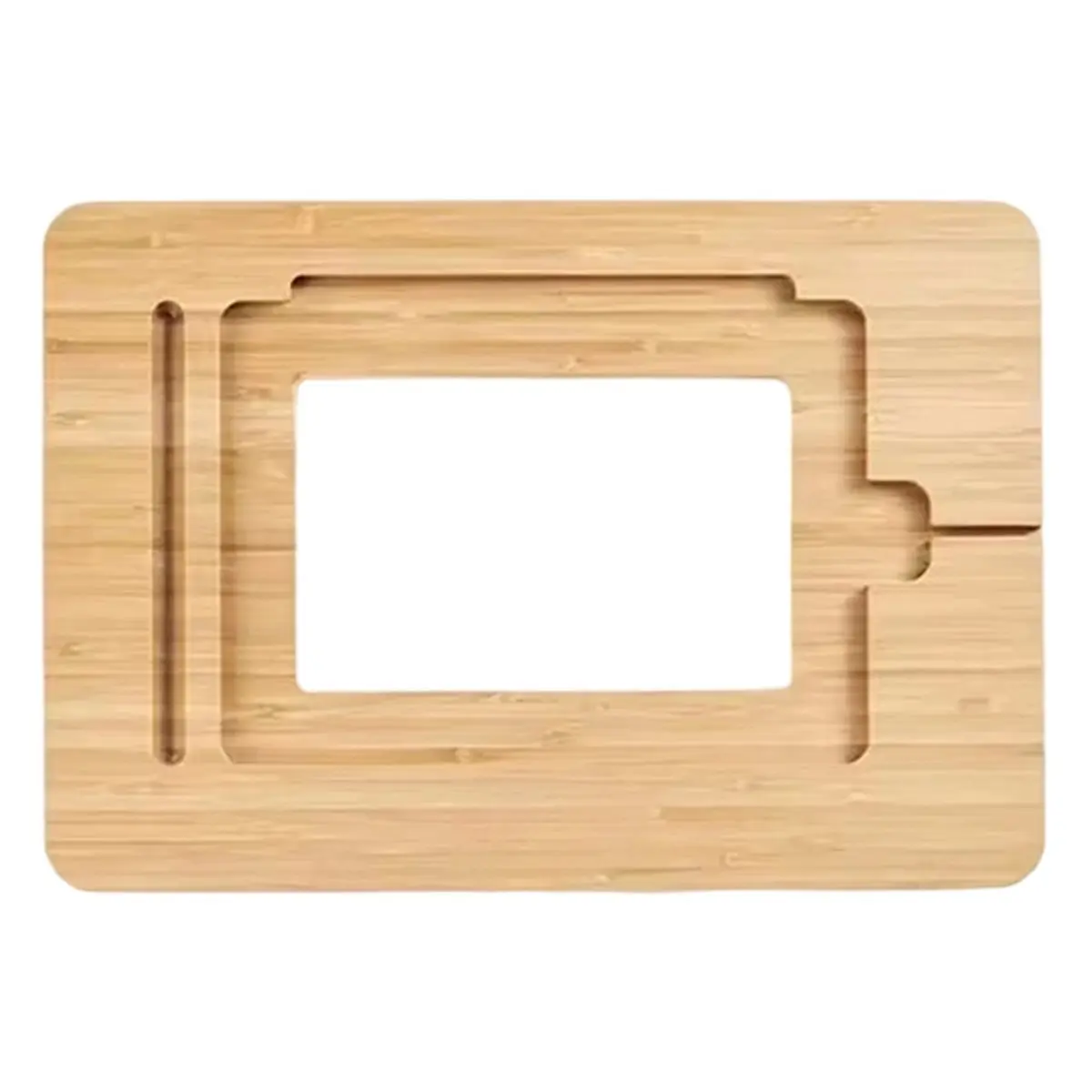 Adjustable Bamboo Stand with Multi-Angle Foldable Design for Drawing Compatible with 11inch 12.9inch Desk Stationery C