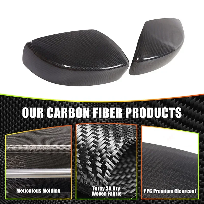 

For INFINITI G Series G25 G37 Q40 Q60 2009-2015 Car Exterior Mirror Decorative Cover Real Carbon Fiber Exterior Accessories