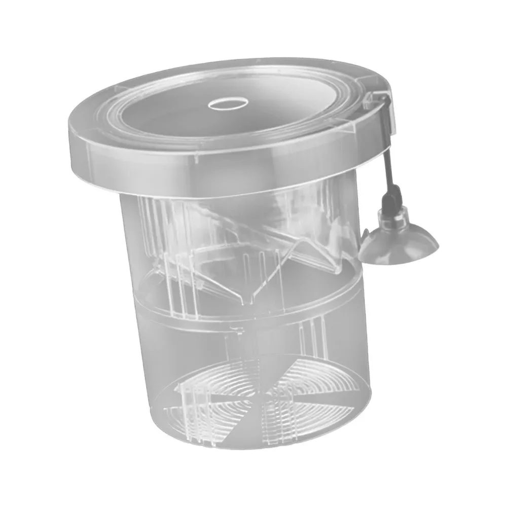 Plastic Mesh Floating Hatching Box Transparent Shrimp Guppy Aquarium Breeder Box Detachable Isolation Function