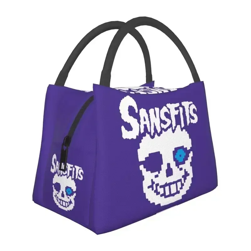 

Custom Sansfits Bad Time Lunch Bag Men Women Undertale Sans Thermal Cooler Insulated Lunch Box for Work Pinic or Travel