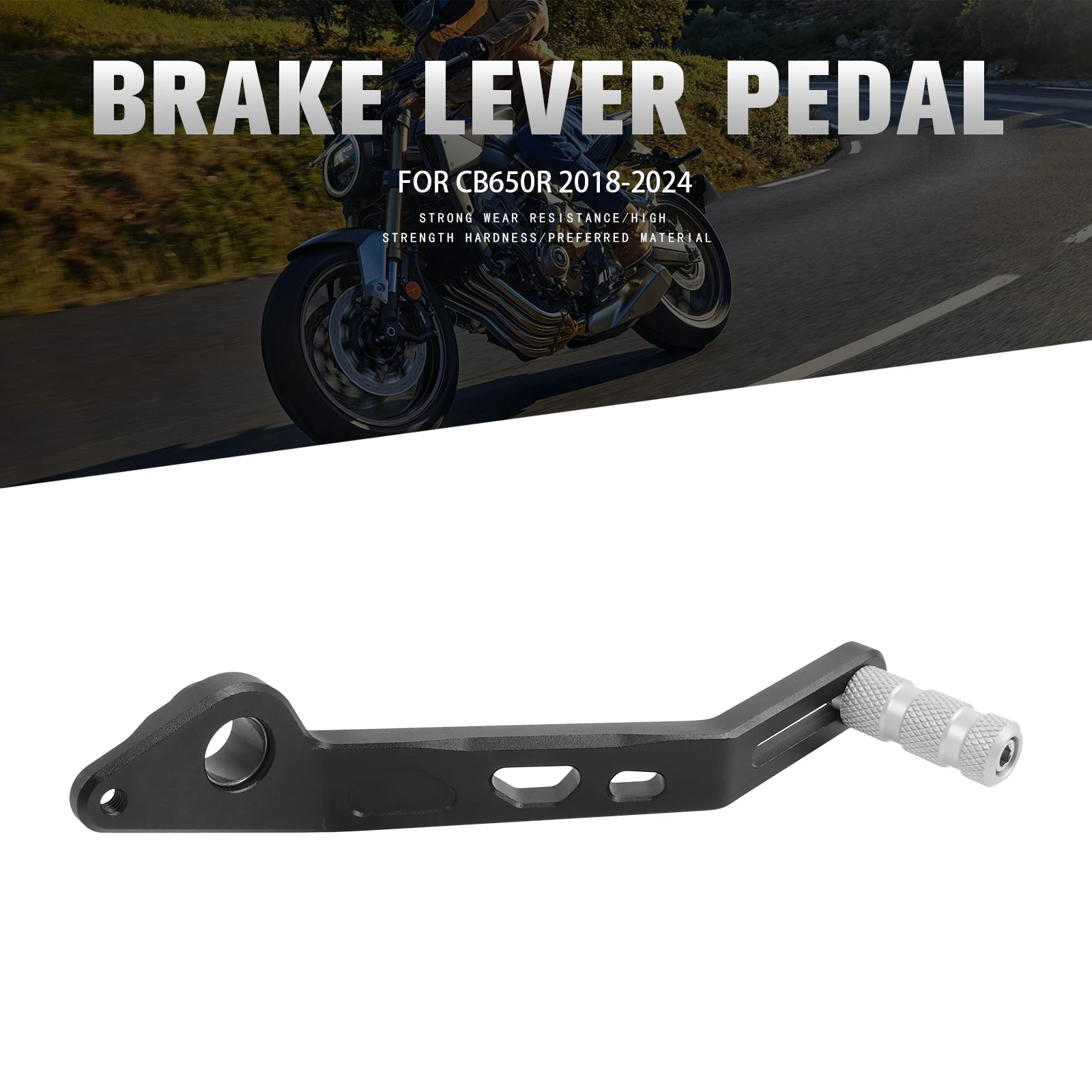 

Motorcycle Adjustable Folding Rear Footpegs Footrest Foot Brake Pedal Lever For Honda CB650R CB 650R CB 650 R 2018-2023 2024