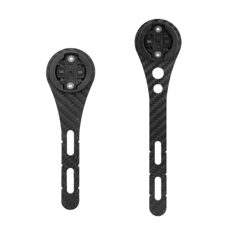 Carbon Fiber Bicycles Computer Holder Bike Handlbar Computer Mount Cycling Speedometer Support Holder Easily to Install