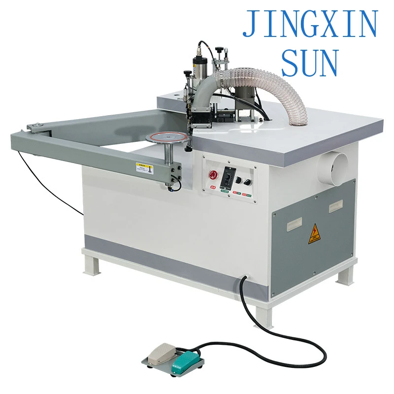 Woodworking curve rocker arm trimming curved straight dual-purpose double-sided furniture board micro automatic trimming machine