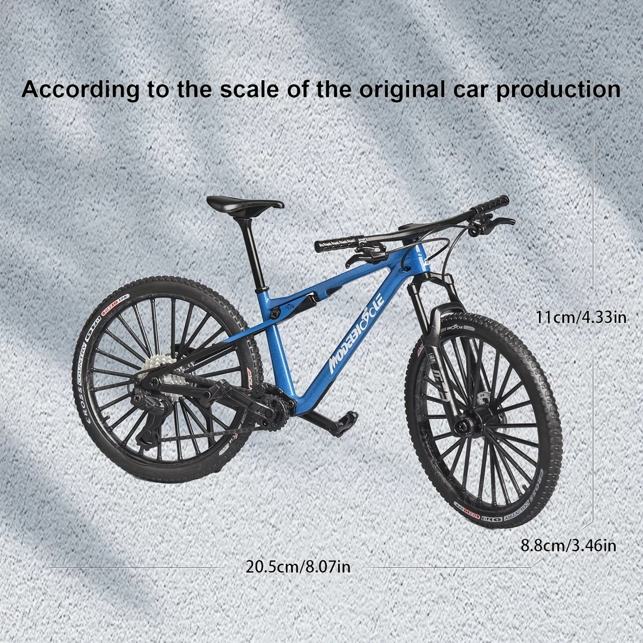 Vintage Metal Mountain Bikeรุ่นเดสก์ท็อปมินิคลาสสิกจักรยานของเล่นDie-Cast Fingerชุดตกแต่งบ้าน
