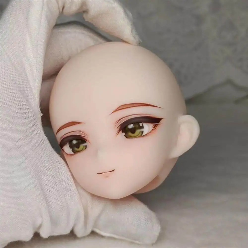 Isle 1/3 bjd doll head circumference 19cm without makeup used for Practice makeupfor 50cm doll body Twist cap s hook type girls