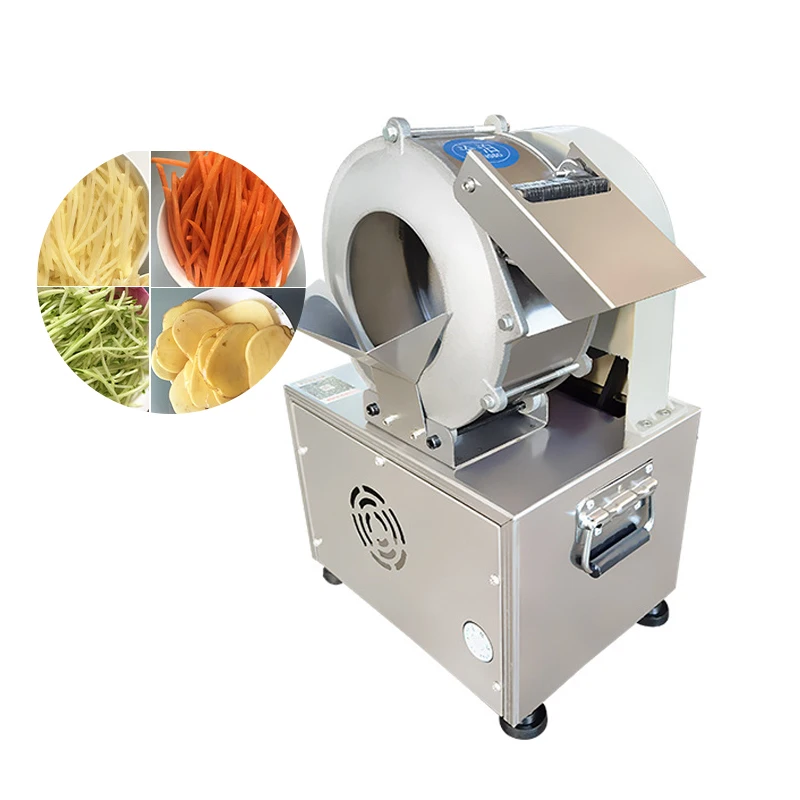 Electric Vegetable Cutter Slicer Food Processor Commercial Potato Carrot Onion Dicing Machine Fruit Tomato Cube Cutting Tool
