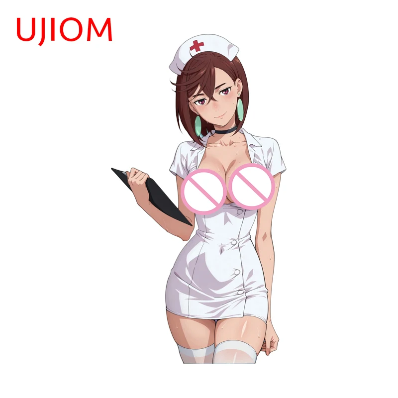 UJIOM Nurse Momo Ayase Sexy Bikini Big Boobs Wall Sticker Enchanting Attractive Scratch Proof Vinly Decal Trunk Wardrobe Decor
