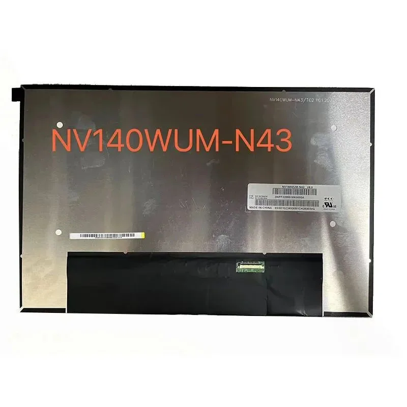 NV140WUM-N43/T02 LCD LED Screen Panel