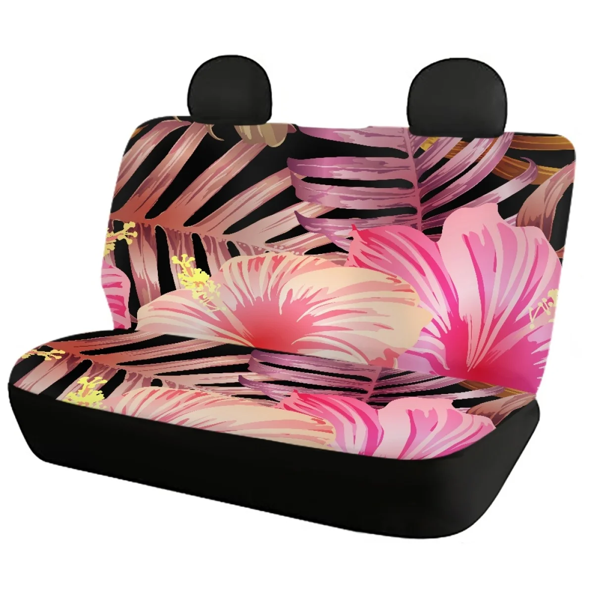 Tropical Monstera Printed Car Seat Cover Heavy-Duty Car Interior Seat Covers for Women New Fashion Design Front/Back Seat Covers