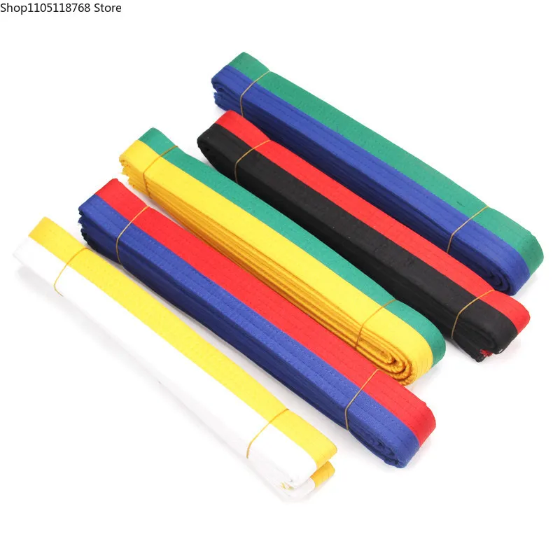 

Пояс для тхэквондо для детей и взрослых, пояс для боевых искусств, одобренный WTF ITF, различные цвета для тренировок и соревнований, класс 2,2 м