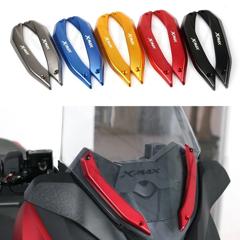 ヤマハ-xmax300-xmax250-xmax-300-x-max-250-125-400-バイクアクセサリー-ウインドスクリーン-ウインドシールド-デフレクター-ガード-カバー-パーツ