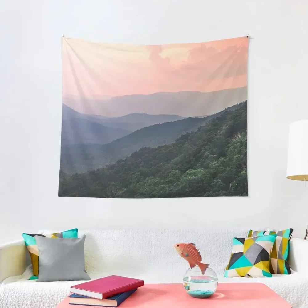 

Smoky Mountain National Park Sunset Tapestry Decoration Bedroom Decoration For Home Wallpaper Bedroom Tapestry