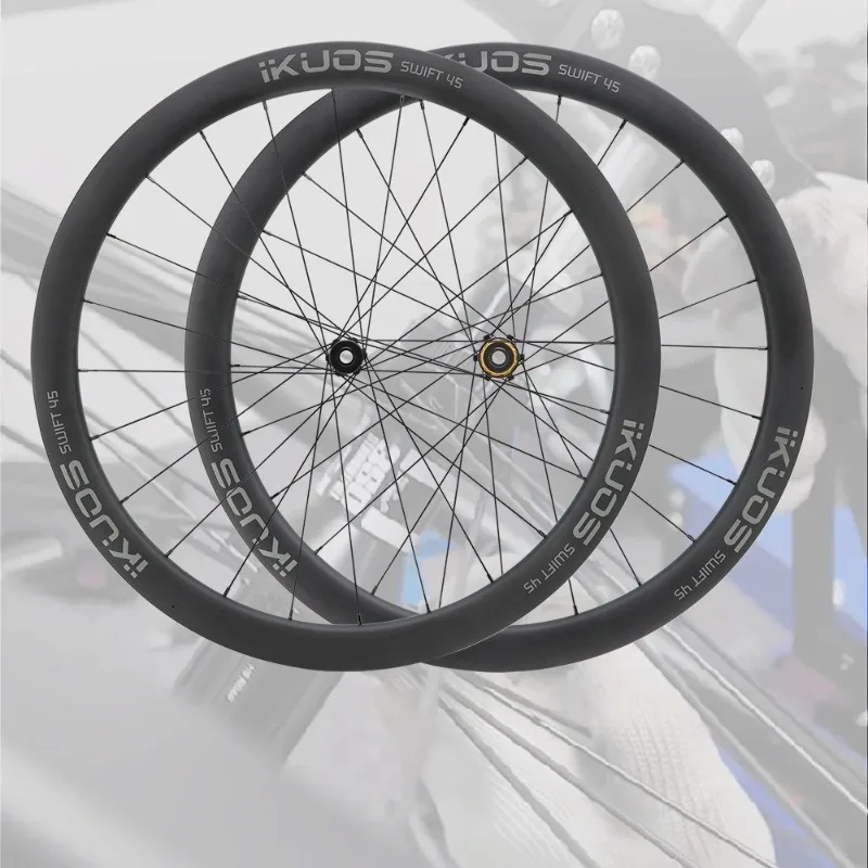 عجلة دراجة الطريق من ألياف الكربون 36T سقاطة خفيفة الوزن ومتينة بفوهة هواء فرنسية عالية القوة أجزاء دراجة عجلة الدراجة
