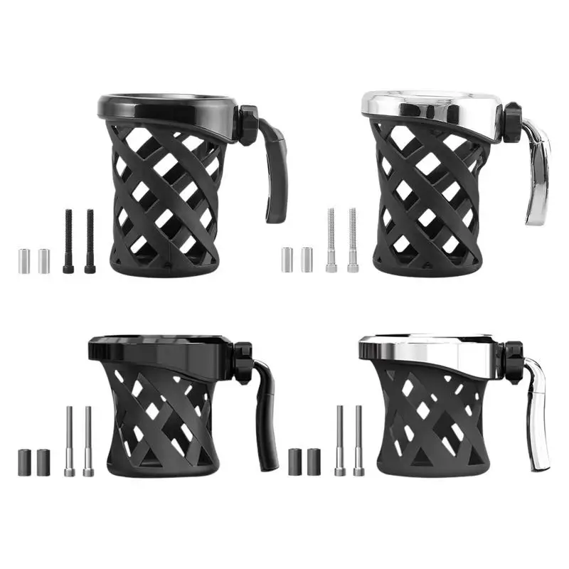 

Motorcycle Drink Cup Holder Beverage Bottle Stand Motorbike Handlebar Drink Holder Cage Anti-skid Water Cup Holder for bikes