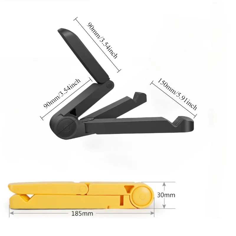 Uniwersalny składany uchwyt na tablet z regulowanym kątem nachylenia do tabletów iPad Samsung i telefonów kompatybilny z wieloma urządzeniami