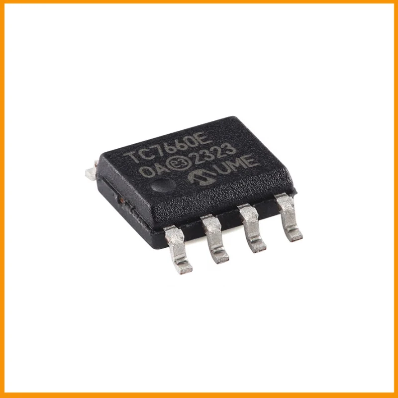 10Pcs/Lot  New Original  TC7660EOA713  TC7660  Regulator IC Positive or Negative Fixed -Vin, 2Vin 1 Output 20mA 8-SOIC