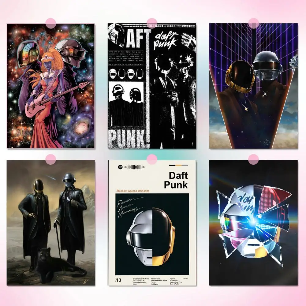 Band D-Daft Punk Cozy Room Makeover Neutral Home Makeover Simple Vibe Change Modern Wall Accent Modern Flat Upgrade Poster