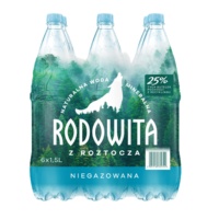 RODOWITA mineral water from Non-carbonated mite 6x1,5 L