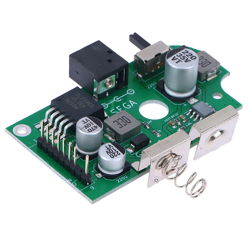 Game Console Power Volume Board, Pré-soldada, Dry e Bateria de Lítio para Sega Game Gear, GG, All Edition, Substituir Fonte de Alimentação Ligada