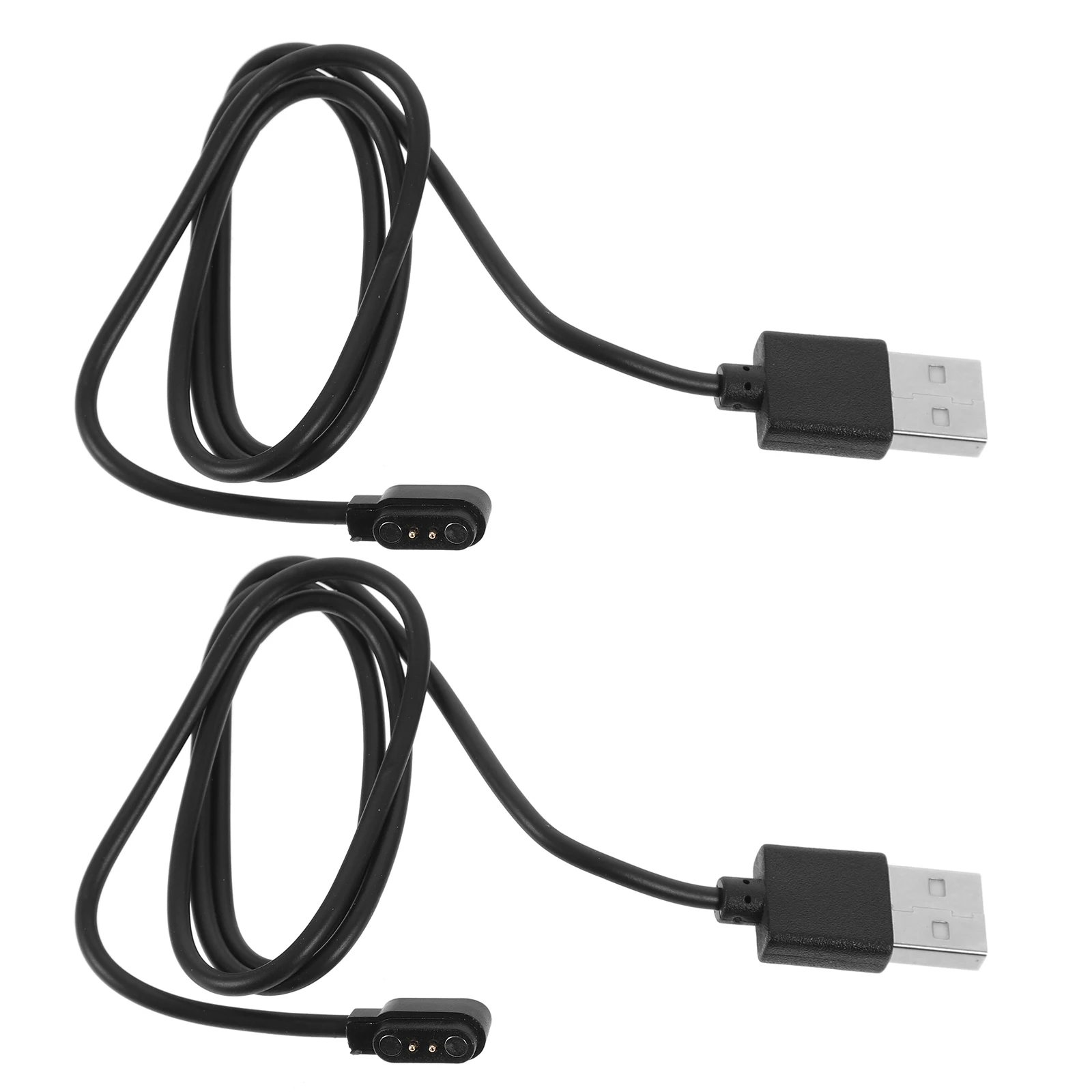 

2pcs Charging Data Line Black 2P 2.5-8mm Magnetic USB Micro for Smartwatch Various Charging Usb Cable Brands Fast