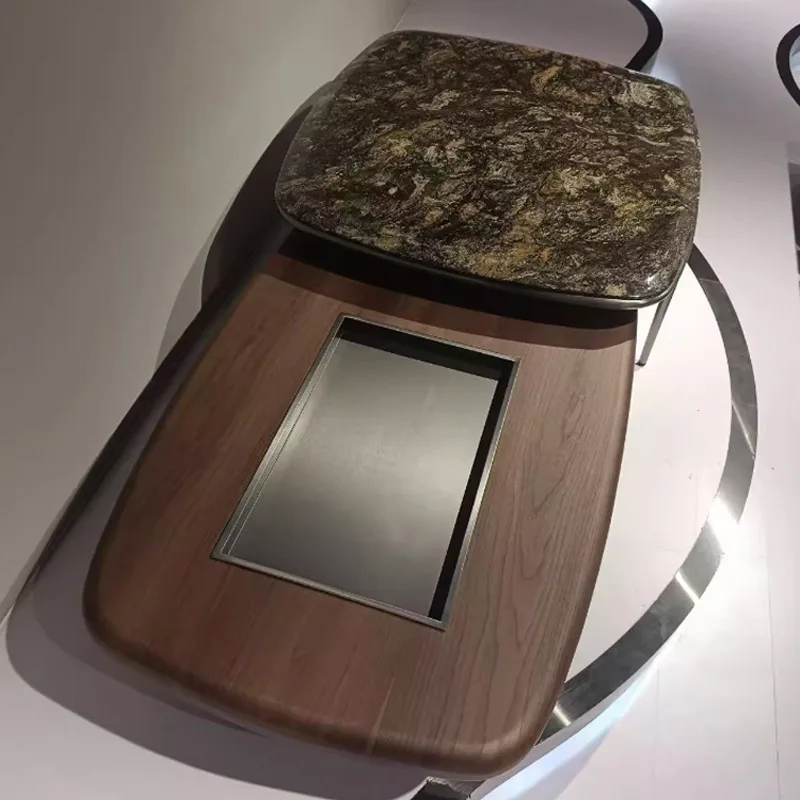 طاولة القهوة الإيطالية الحد الأدنى الشمال الإبداعية الفنية الحد الأدنى طاولات القهوة غرفة المعيشة مصمم أثاث المنزل FYCT #4