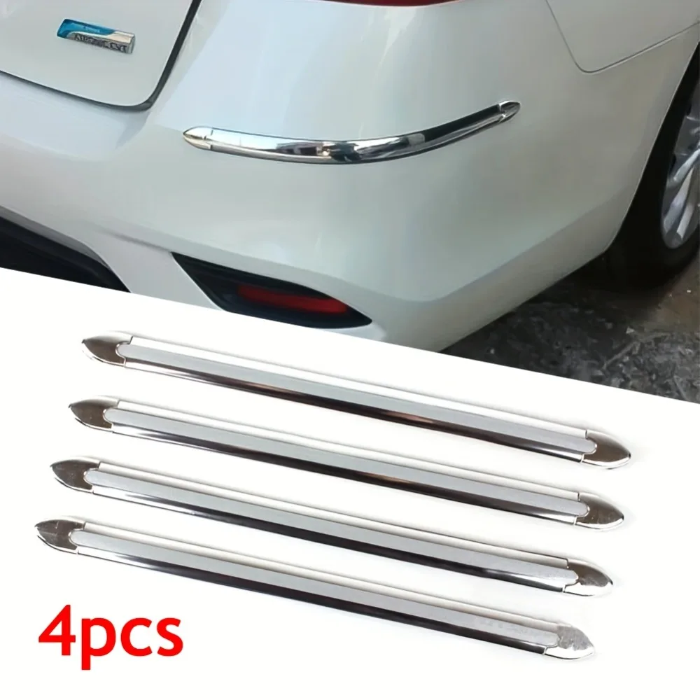 4PCS Car Bumper Protector Strip Guard Corner Protection Strips Scratch Protector Crash Anti Collision Auto Accessories