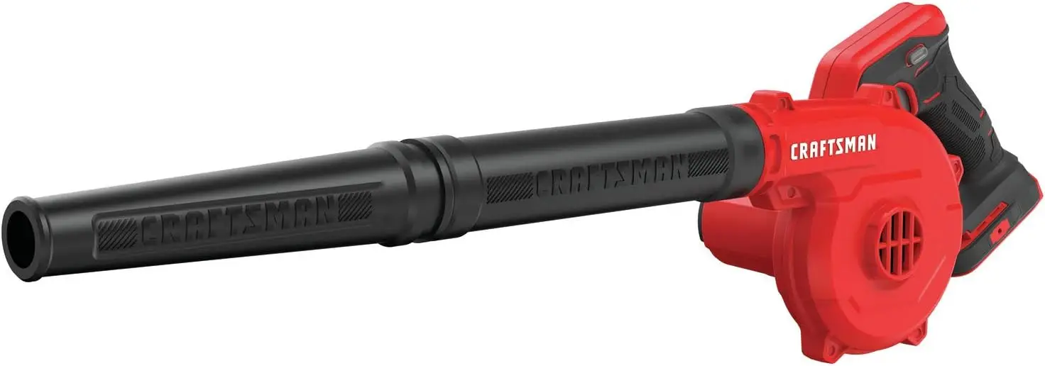 

High-Speed Cordless Leaf Blower, 125 MPH, Bare Tool with 3 Attachments for Easy Debris Clearing
