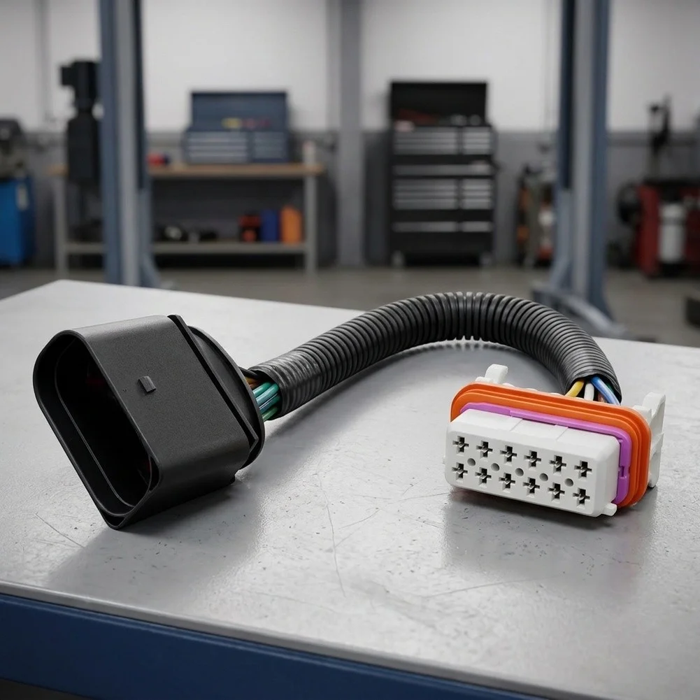 Auto Harness Repair Wiring Harness Adapter Damaged Harness Swap Practical Auto Tool Easy Install Design High Durability Build