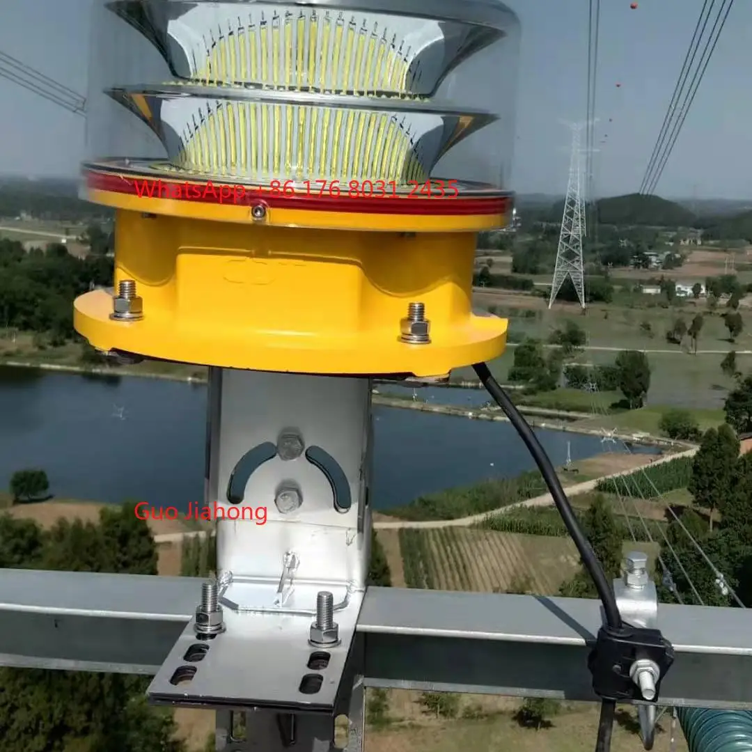 

Flash White Medium Intensity LED Beacon for Power Transmission Towers