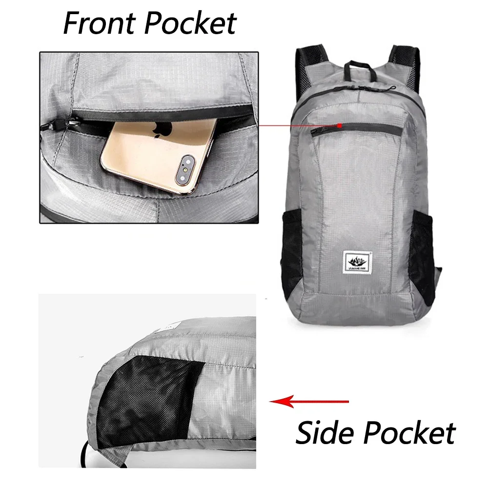 For Piaggio Mp3 300 500 3250 3400 3500 Liberty 20L waterproof holdall Small Foldable Backpack Storage bag Motorcycle Accessories