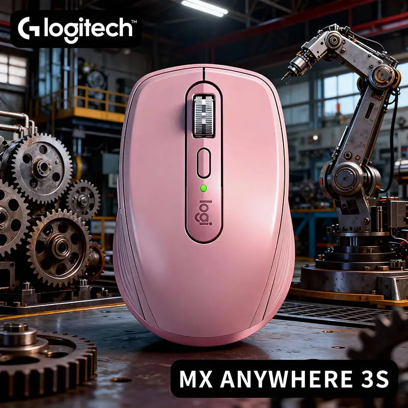 

Logitech MX Anywhere 3S Productivity Mouse - 8K DPI Glass Tracking, MagSpeed Hyper-Scroll, USB-C Quick Charge, 3-Device Sync