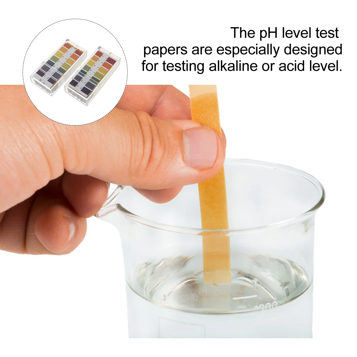 

200pcs Ph Test Papers 1-14 Range Acid Alkaline Detection For Lab Chemical Experiment Testing Supplies Instrument Tools
