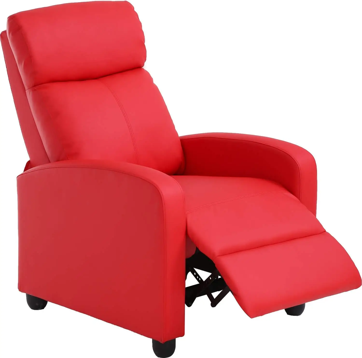 Chair for Living Room Recliner Sofa Reading Chair Winback Single Sofa Modern Home Theater Seating Lounge with PU Leather Padded