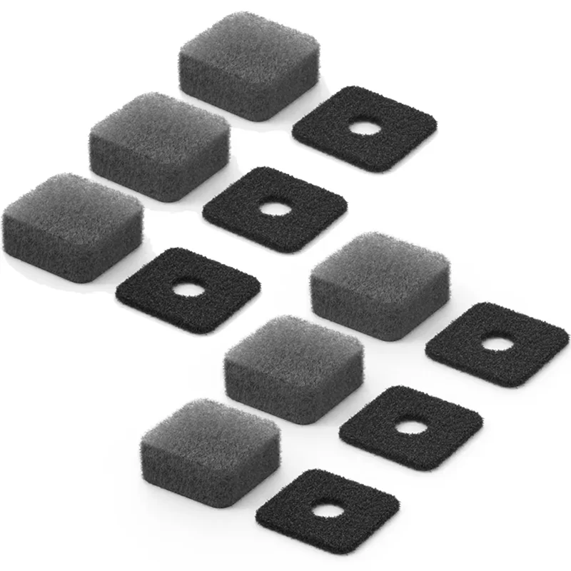 ABGQ Mikrofon do kamery Insta360 X4/ONE X3, osłona przeciwwietrzna, gąbka redukująca szumy, redukuje hałas