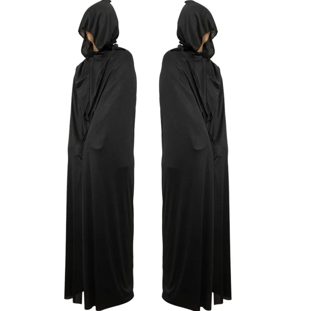 

59inch Halloween Cape Scary Cosplay Dress Up Demon Cloak Dress Up Props Horror Costume Devil Hoody Cloak Halloween Costume