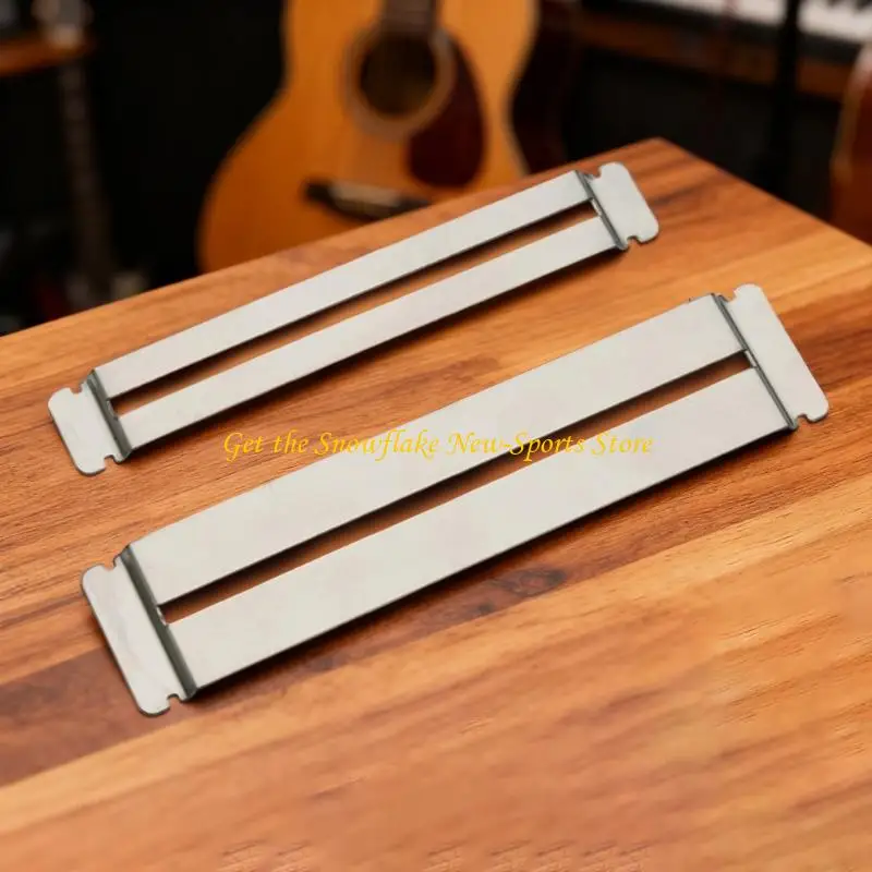 E56D User Friendly Stainless Steel Fretboard Protectors Guitar Bass Maintenance Tool