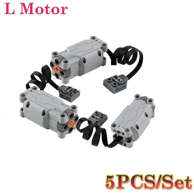 

5PCS Generation 2 L Motor Technology Building Block Parts Power Functions Assembly Educational MOC Bricks DIY Toys Accessories