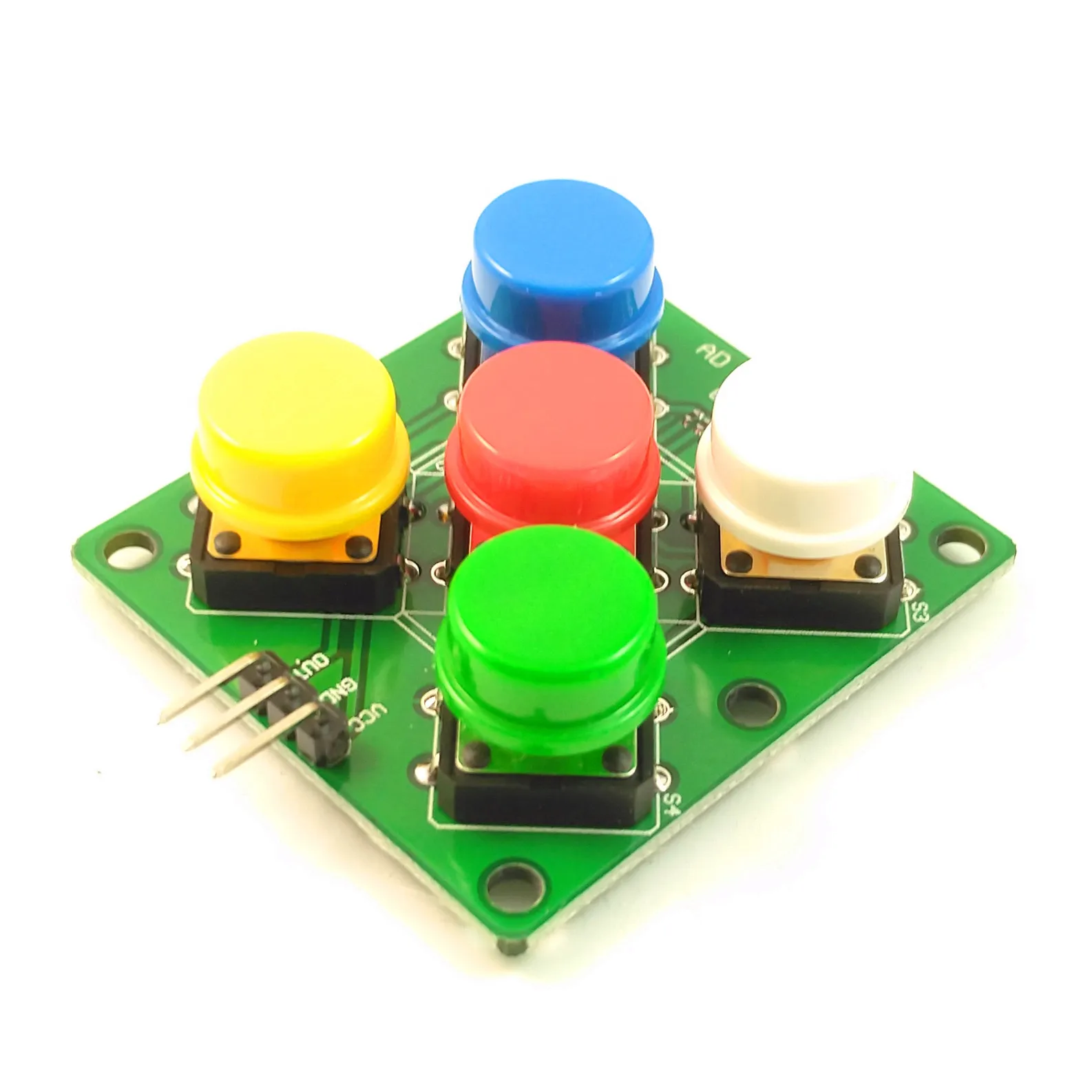 AD Keyboard Simulate Five Key Module Analog Button for Arduino Sensor Expansion Board